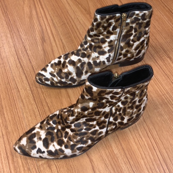 J Crew Collection Animal Print Boots Size 9.5 - Picture 3 of 8